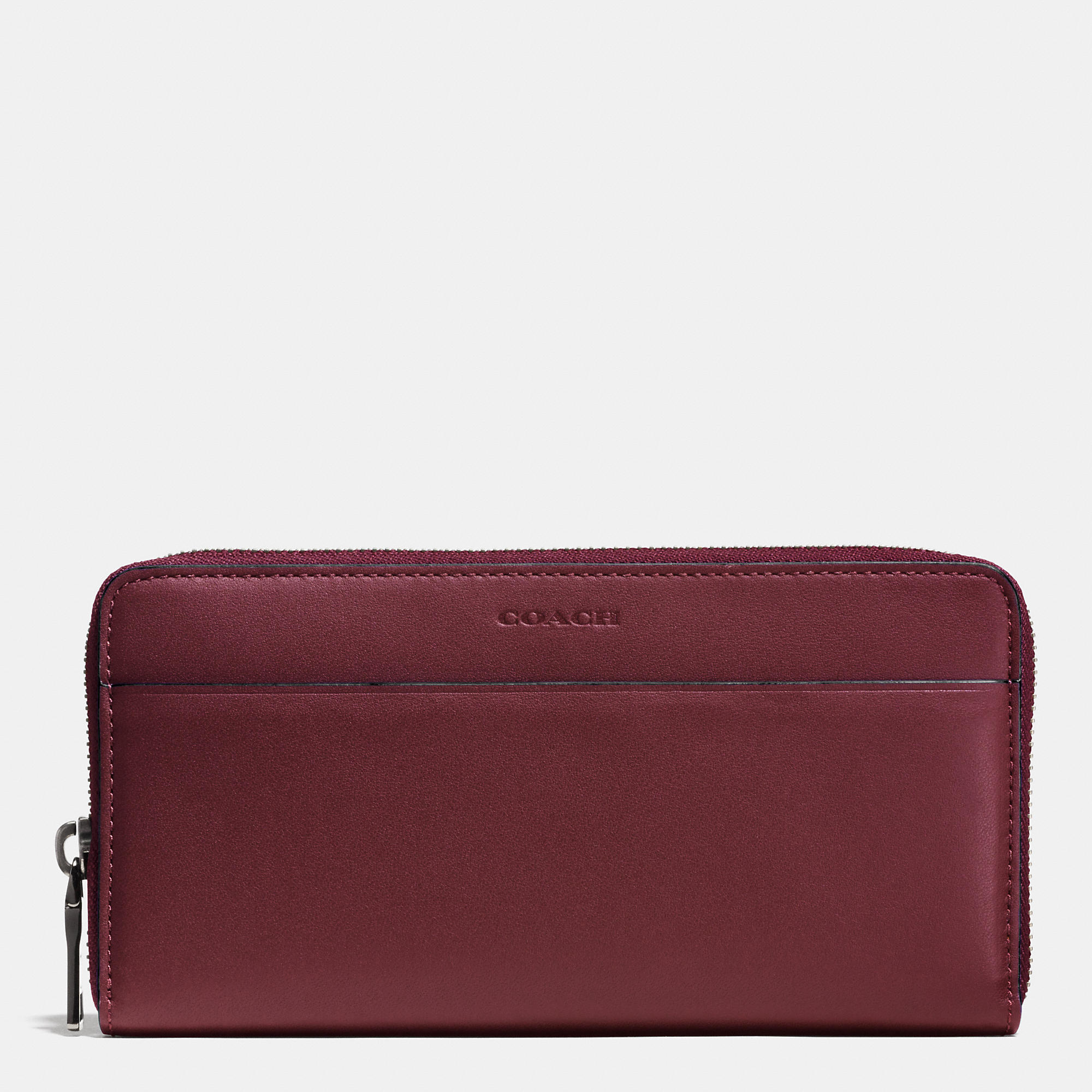 Fashion Women Real Coach Accordion Zip Wallet In Glovetanned Leather | Coach Outlet Canada